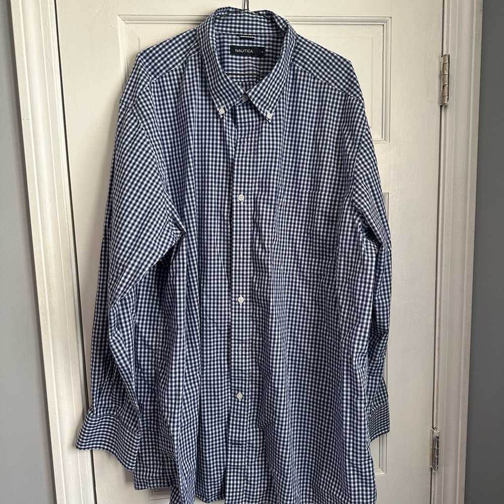 Big and Tall Nautica Button Down Shirt